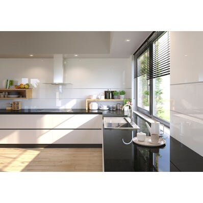 Bricomart AZULEJO PASTA BLANCA 40X120CM BLANCO BRILLO