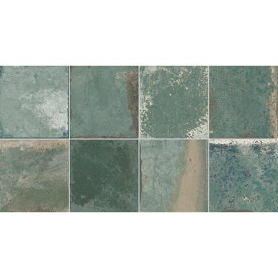 Bricomart AZULEJO PASTA ROJA 31.6X60CM VANITY GREEN