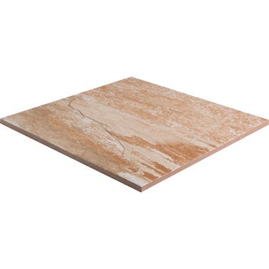 Bricomart BALDOSA EXTERIOR GRES ESPESORADO 33.3X33.3CM RAYASTHAN OCRE