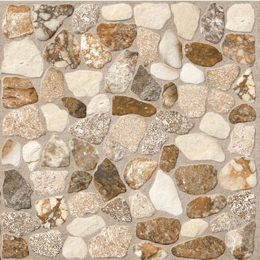 Bricomart BALDOSA EXTERIOR PORCELÁNICO 45X45CM SINTRA MARRON ANTIDESLIZANTE