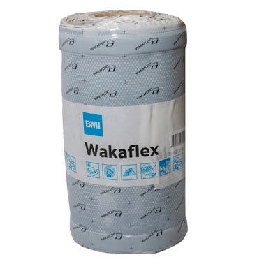 Bricomart BANDA IMPERMEABLE WAKAFLEX ROJO 28 CM 5 M