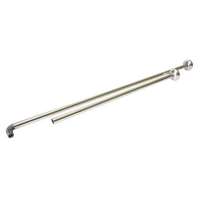 Bricomart BARRA DE CORTINA ANGULAR EXTENSIBLE 70X100-150 CM