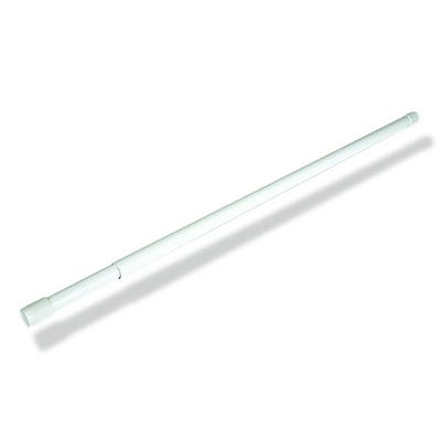 Bricomart BARRA TELESCOPICA EXTENSIBLE PARA CORTINA DE DUCHA 125-220CM BLANCA
