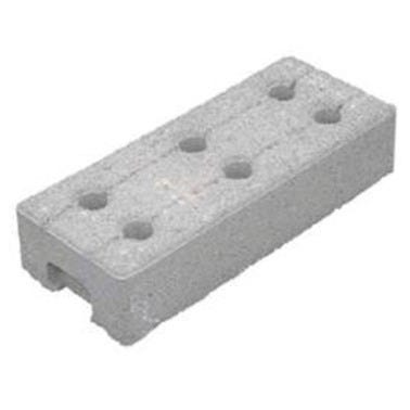 Bricomart BASE DE HORMIGÓN PARA VALLA DE OBRA 60X24 CM