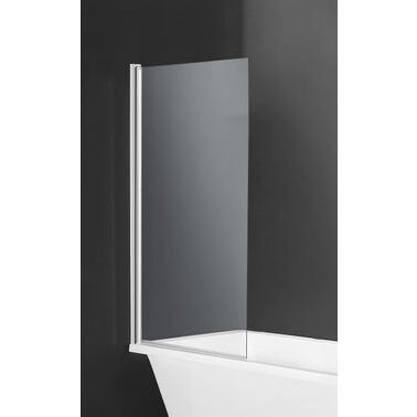 Bricomart BIOMBO DE BAÑERA ABATIBLE NAVY 85X140CM CROMO