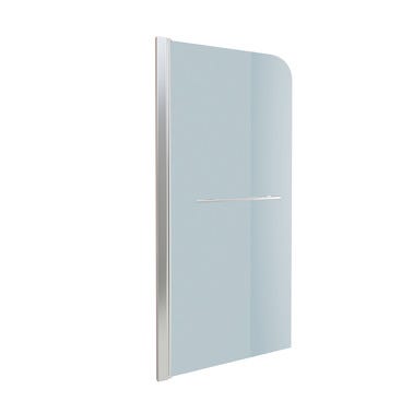 Bricomart BIOMBO DE BAÑERA ABATIBLE NIXIE 85X140CM CROMO