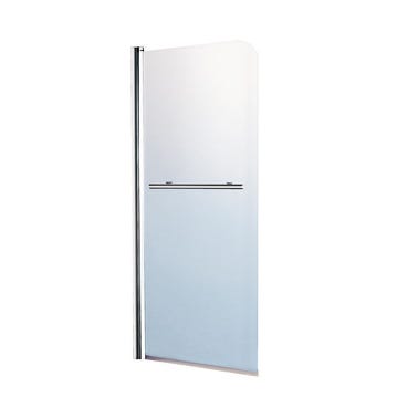 Bricomart BIOMBO DE BAÑERA ABATIBLE NIXIE 85X140CM CROMO