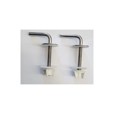 Bricomart BISAGRAS PARA TAPA WC VICTORIA ACERO INOXIDABLE SP22