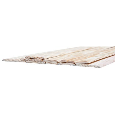 Bricomart BIZCOCHO MADERA ABETO NATURAL 2400 X 18 X 4 MM