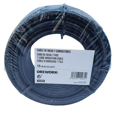 Bricomart BOBINA CABLE PARA ELECTROVÁLVULA 7X0.8MM 15M