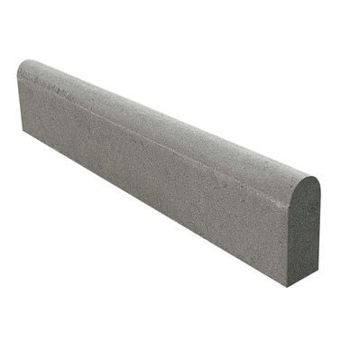 Bricomart BORDILLO DE HORMIGÓN REDONDEADO GRIS 100X20X8CM