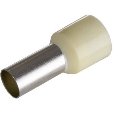Bricomart 50 UD PUNTERA HUECA BLANCO 16/12 MM