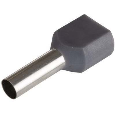 Bricomart 50 UD PUNTERA HUECA DOBLE GRIS 2X4 /12 MM