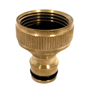 Bricomart ADAPTADOR GRIFO Ø1" HEMBRA METAL LATÓN