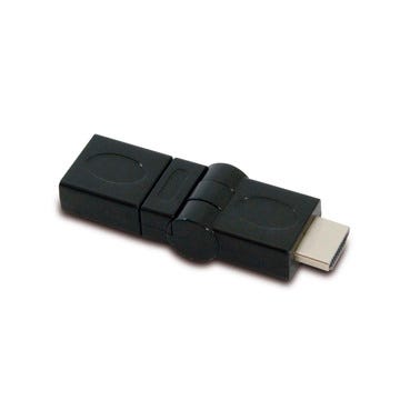 Bricomart ADAPTADOR HDMI/HDMI ACODADO