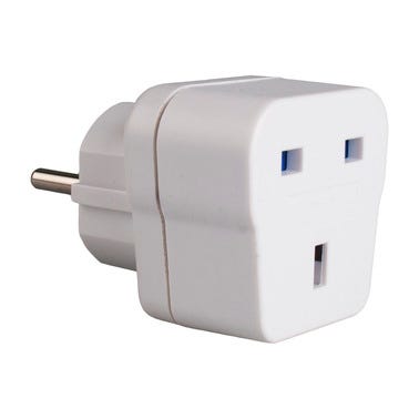 Bricomart ADAPTADOR SCHUKO A TOMA INGLESA