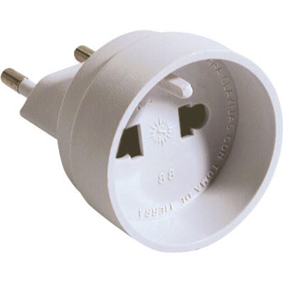 Bricomart ADAPTADOR UNIVERSAL 2 POLOS 10A