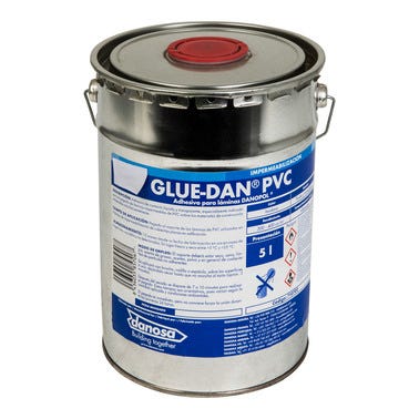 Bricomart ADHESIVO PARA SOPORTE GLUE-DAN PVC 5 L