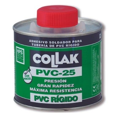 Bricomart ADHESIVO PVC-25 PRESIÓN 500ML COLLAK