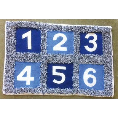 Bricomart AFOMBRA DE BAÑO NUMBERS