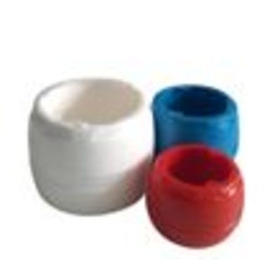 Bricomart ANILLO ROJO CON TOPE 20MM FR 25 UNIDADES