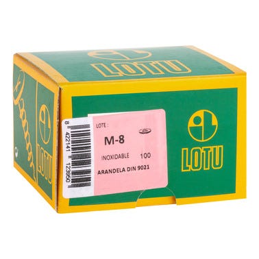 Bricomart ARANDELA PLANA DIN 9021 8MM. 100UDS