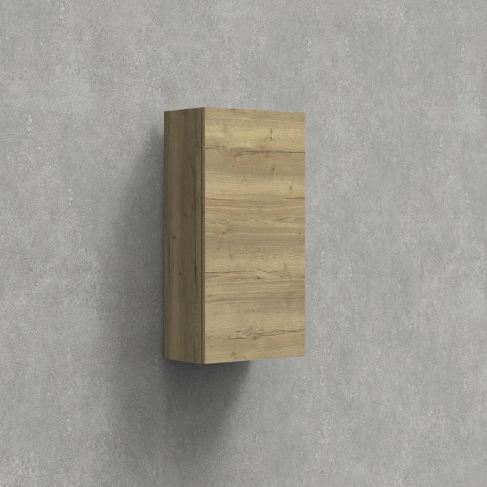 Bricomart ARMARIO PARED BAÑO MAYA ROBLE 37X74X21CM