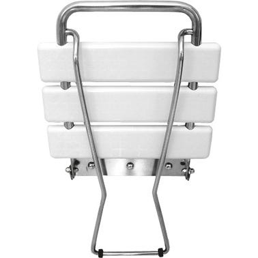 Bricomart ASIENTO DUCHA CON PATA INOX BRILLO