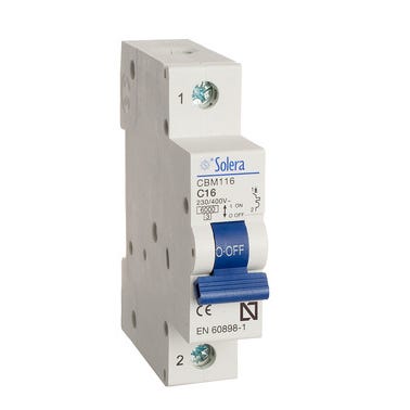Bricomart AUTOMÁTICO MAGNETOTÉRMICO 1P 16A SOLERA