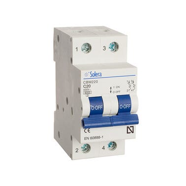 Bricomart AUTOMÁTICO MAGNETOTÉRMICO 2P 20A SOLERA