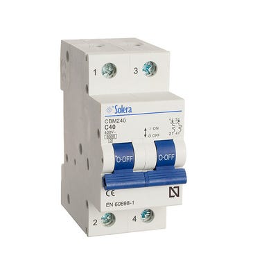 Bricomart AUTOMÁTICO MAGNETOTÉRMICO 2P 40A SOLERA