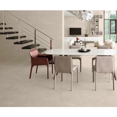 Bricomart AZULEJO PASTA BLANCA 40X120CM ROCK CALM