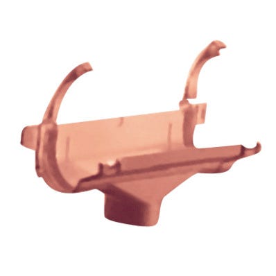 Bricomart BAJANTE CENTRAL CIRCULAR COBRE
