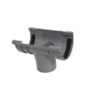Bricomart BAJANTE CENTRAL Ø250MM GRIS