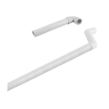 Bricomart BAJANTE DOS PIEZAS EXTERIOR 175CM PVC