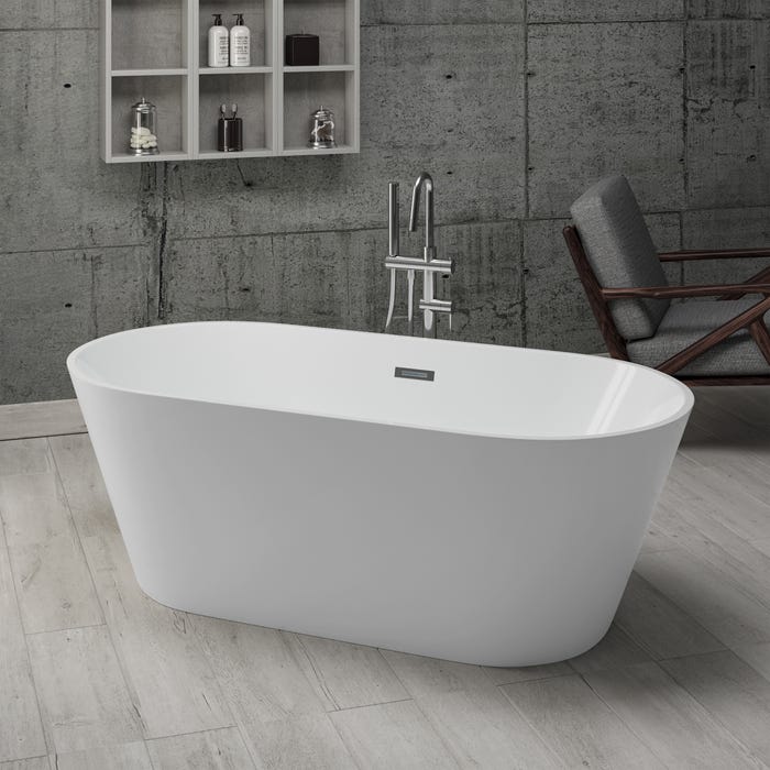 Bricomart BAÑERA OVALADA NASSAU 150X76CM