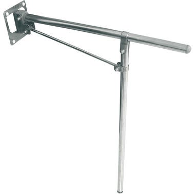 Bricomart BARRA ABATIBLE CON PATA INOX BRILLO