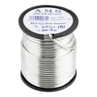 Bricomart BOBINA ESTAÑO- PLATA 5% 250G