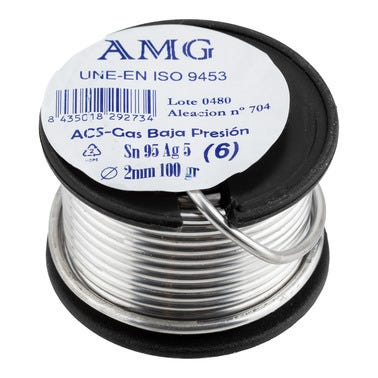 Bricomart BOBINA ESTAÑO- PLATA 6% 100G
