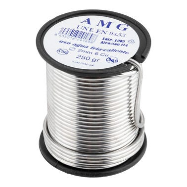 Bricomart BOBINA ESTAÑO/PLOMO-COBRE 6% 250G ALE 114