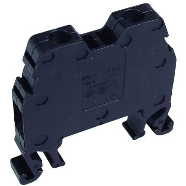Bricomart BORNA CARRIL DIN NEGRO 4 MM2
