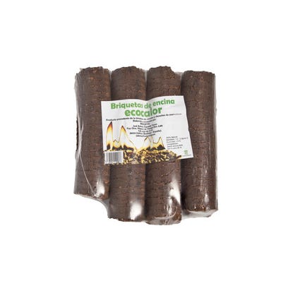 Bricomart BRIQUETAS MADERA 7 KG