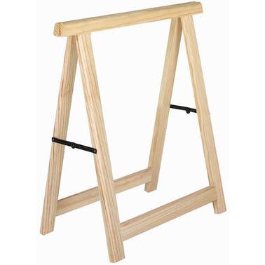 Bricomart CABALLETE DE MADERA 75 5 X 73 5 CM
