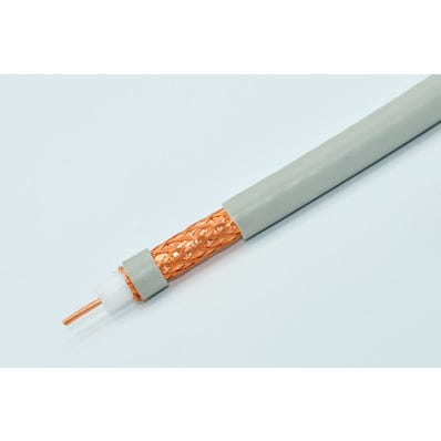 Bricomart CABLE COAXIAL 5G CPR-DCA BLANCO 100M