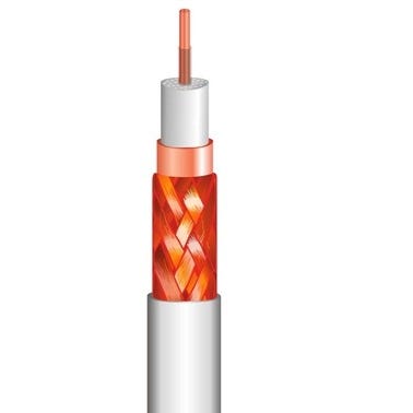 Bricomart CABLE COAXIAL 5G CPR-DCA BLANCO 100M