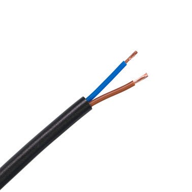 Bricomart CABLE ELÉCTRICO RV-K 2X1.5MM2 NEGRO 100M