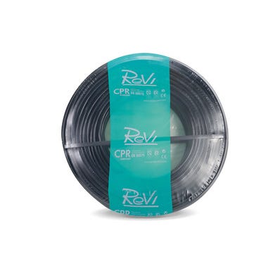 Bricomart CABLE ELÉCTRICO RV-K 2X1.5MM2 NEGRO 100M