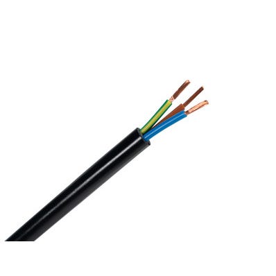 Bricomart CABLE ELÉCTRICO RV-K 3G 2.5MM2 NEGRO 50M