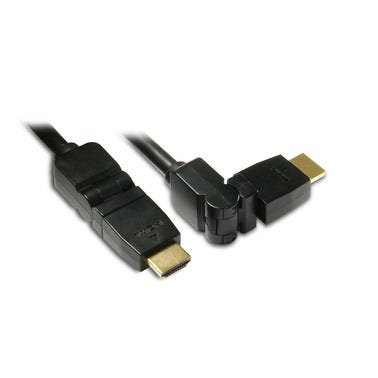 Bricomart CABLE HDMI GIRATORIO 2M NEGRO