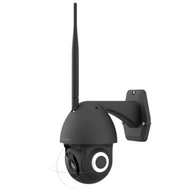 Bricomart CAMARA IP WIFI EXTERIOR MOTORIZADA NEGRA